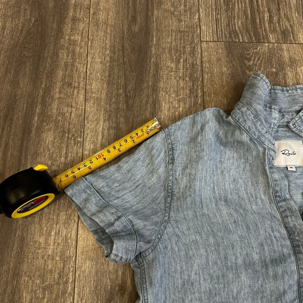 RAILS Valerie Denim Shirt Dress Size XS - Picture 9 of 16